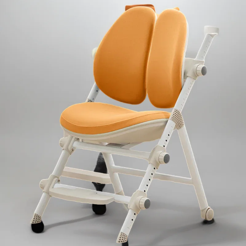 

School Furniture Child Stool Chair Designer Safety Seats Student Kids Girl Study Growing Children Design Chaise Enfant Room