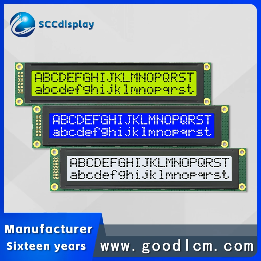 20X2 Large Character LCD Display Module PCB1-SJXD2002E Monochrome 2002 Character  LCD Panel for Industrial Electronic Equipment