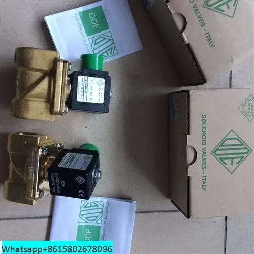 Two normally closed solenoid valves 21H9KB180 in stock with 6 points AC220V DC24V brass screw thread