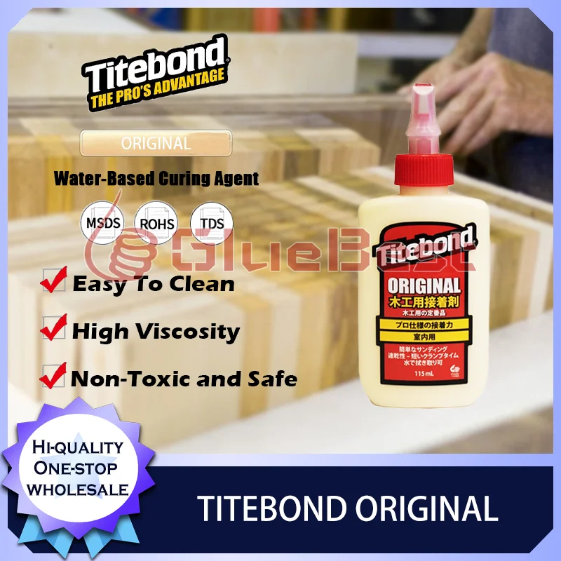 Titebond Original Curing Agent for Woodworking Basic White Resin for Strong Bonds and Easy Application Original Product