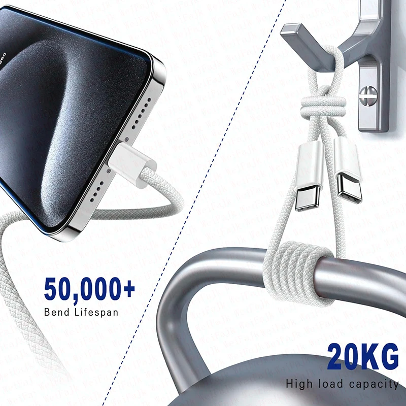 For Apple Original PD 35W Type C Quick Charger For iPhone 17 16 15 14 13 12 11 Pro Max Samsung Xiaomi Fast Charging Charge Cable