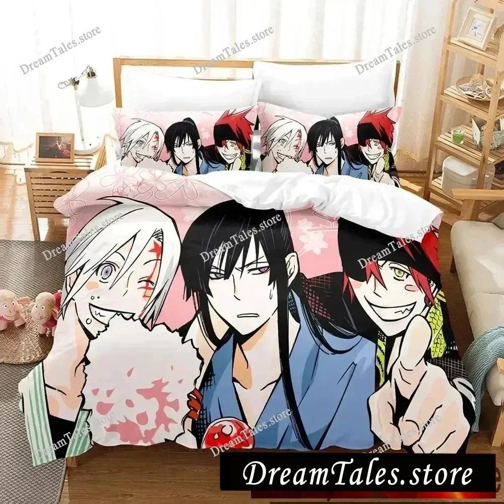

3D Print Anime D.Gray-man Bedding Set Duvet Cover Bed Set Quilt Cover Pillowcase Comforter King Queen Size Boys Adult Bedding