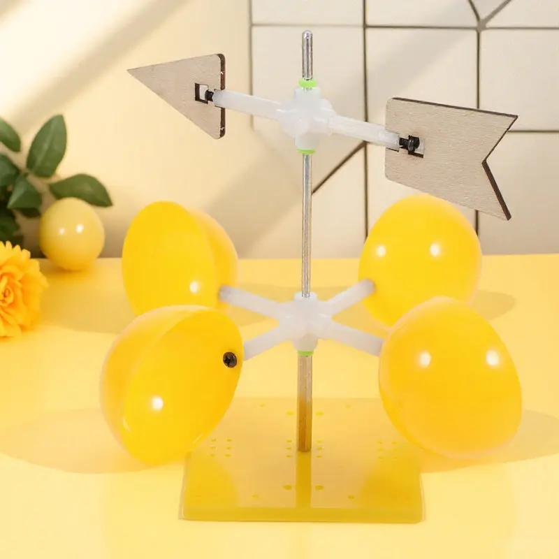 

Wind Vane Science Experiment Kit Manual Assembly Learning Tool for Children Classroom Teaching Stem Education Developmental