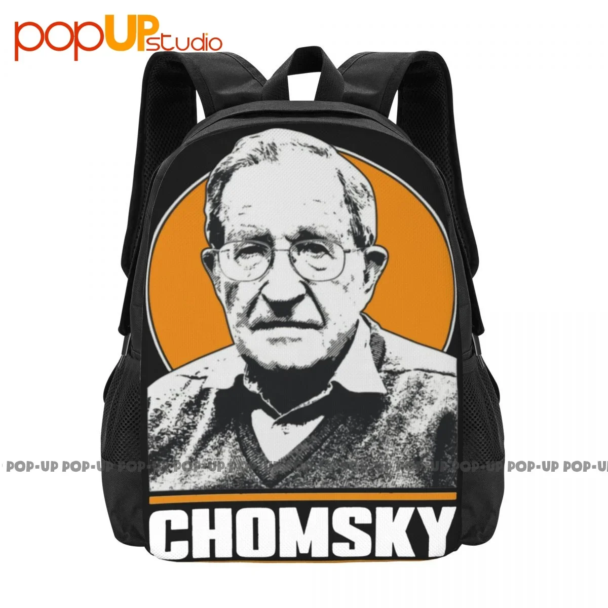 Noam Chomsky tributo moderno linguografia mochila, grande capacidade ginásio, eco amigável