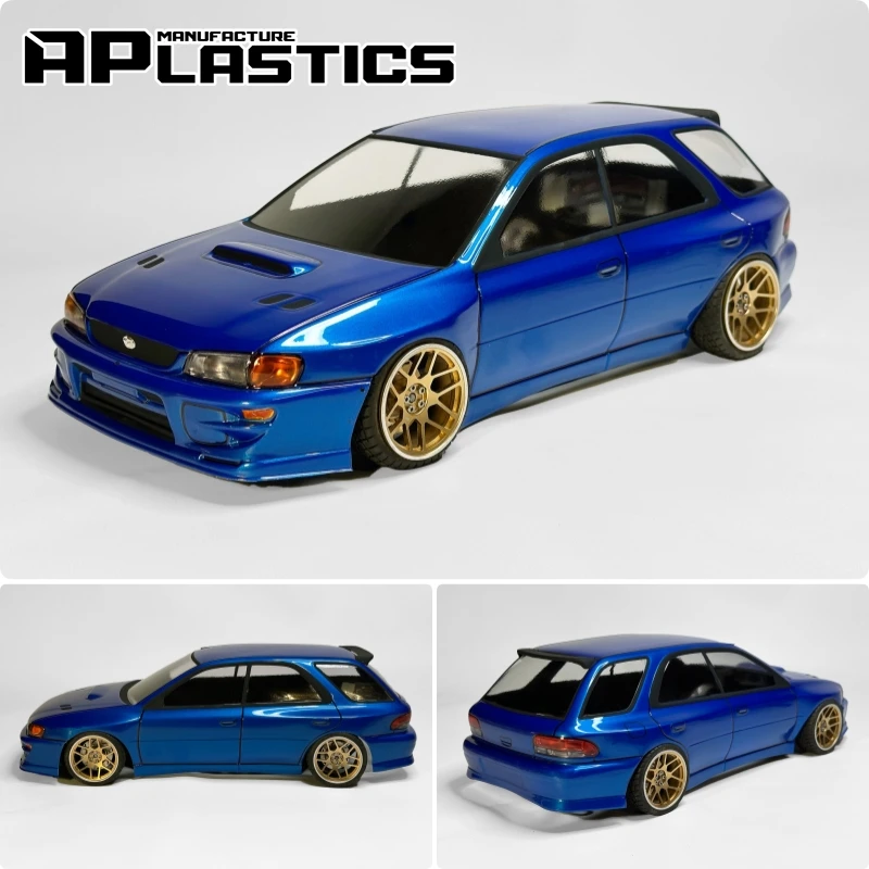 Impreza Wagon Model With Transparent Car Shell And 1/10 Drift Flat Running Remote Control Car Replacement And Modification Parts