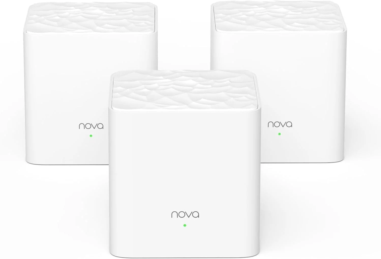 Sistema WiFi Tenda Nova Mesh - Cubre 3000 pies cuadrados - Red Mesh de Doble Banda AC1200 para Internet en el Hogar - Control Parental - Paquete de 3