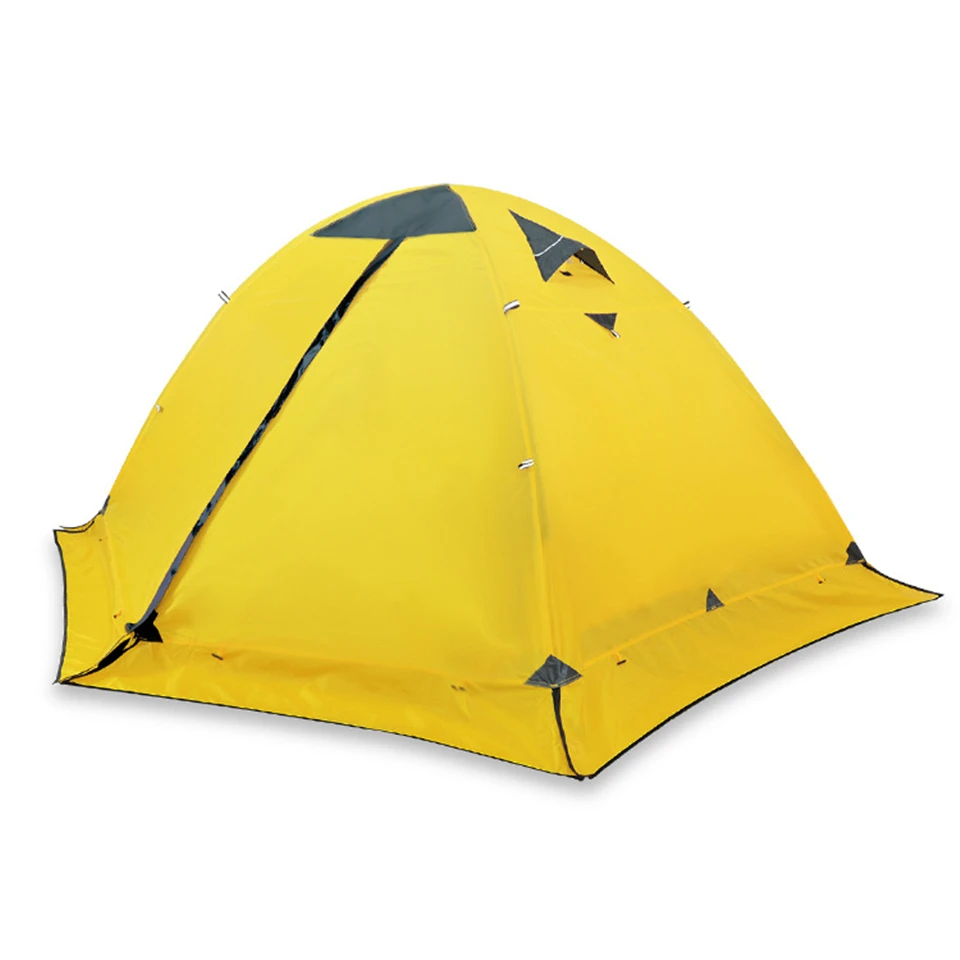 Tienda de campaña de nailon ultraligera para 2 personas, carpa impermeable para exteriores, senderismo, viajes, 4 Estaciones, mochilero, ciclismo para adultos, 20D