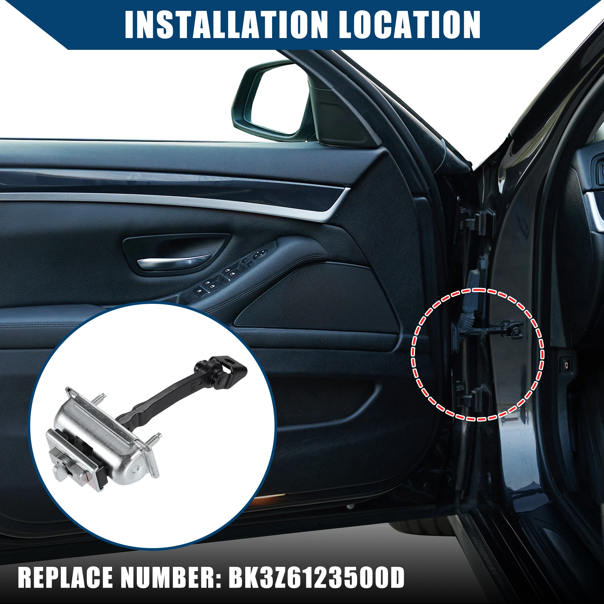 

X Autohaux Front Left Right Door Check Strap for Ford E-Transit Transit-150 NO.BK3Z6123500D