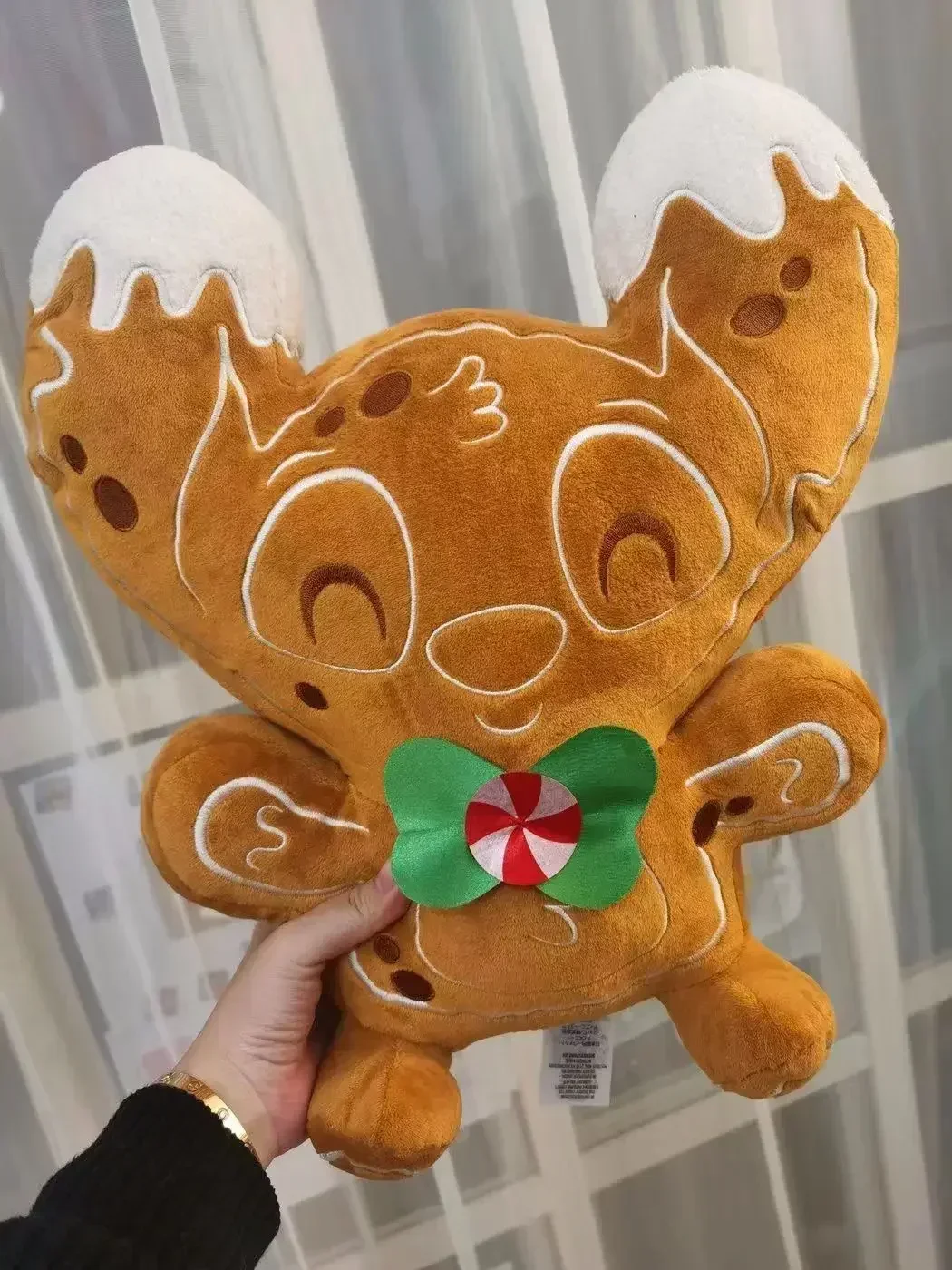 

Christmas Gingerbread Man Stitch Pillow Plush Doll Cute Cartoon Car Sofa Plush Toy Pillow Gifts