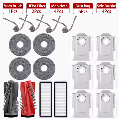 Fit For (Roborock Qrevo Edge / EdgeC / Edge S5A / 5V1 / Curv) Vacuum Parts Main Roller Side Brush Hepa Filter Mop Cloth Dust Bag - Image 16