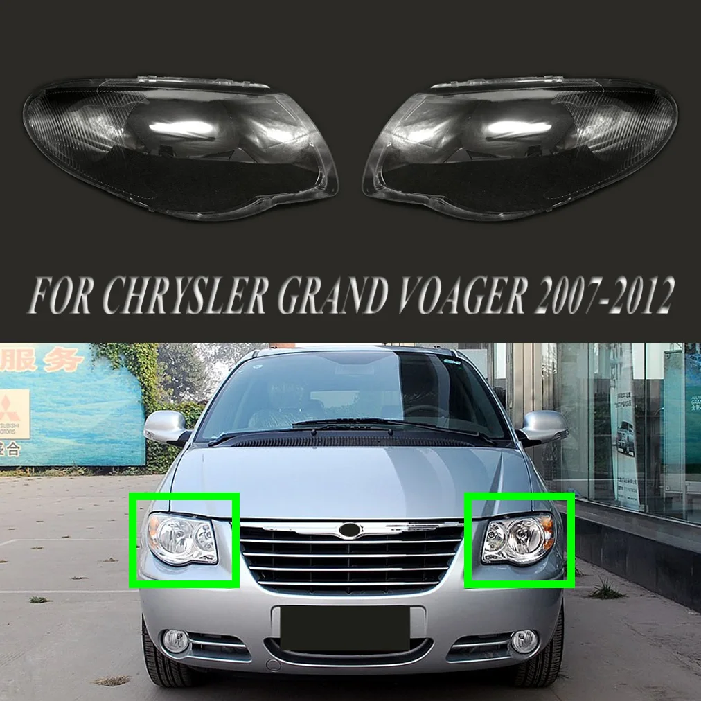 

Replace Headlamp Assembly Fit For Chrysler Grand Voager 2007-2012 Transparent Headlight Cover Lens