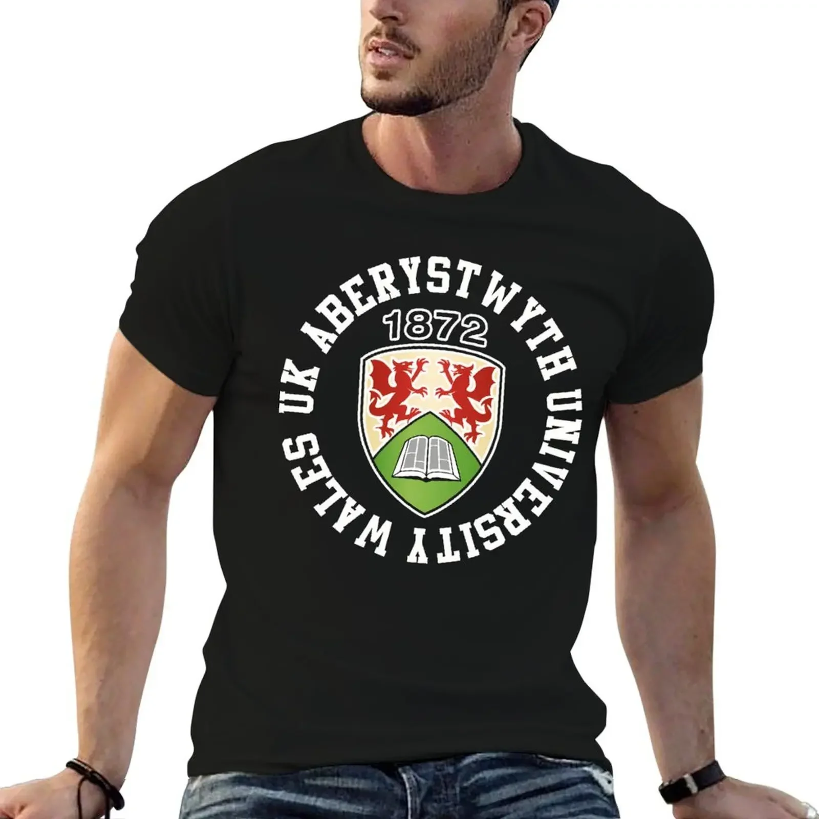 

Aberystwyth University Wales Uk T-Shirt vintage graphic tee customs valentines boutique clothes anime shirt mens clothes