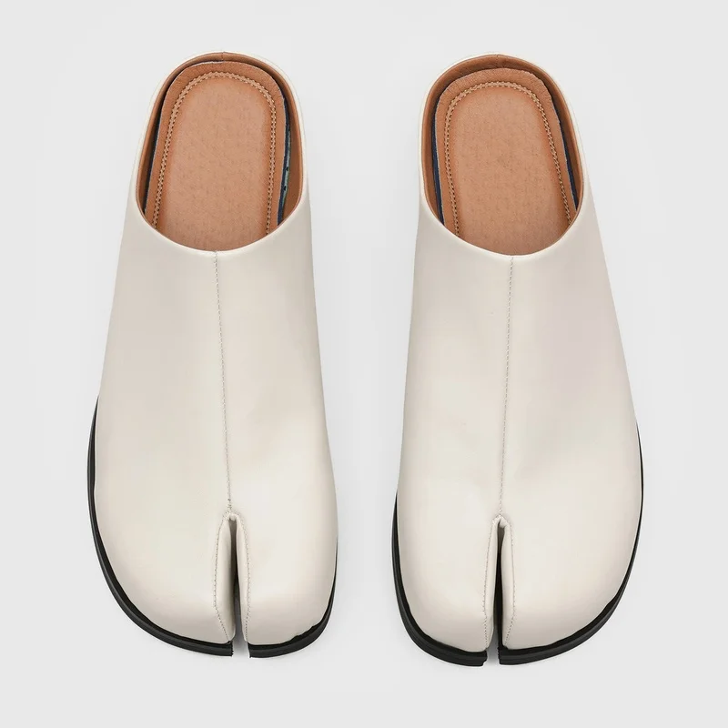 Fashionable Split Toe Half Trailer M Ü Ller Shoes Are Simple Lightweight Breathable Personalized Casual Slippers