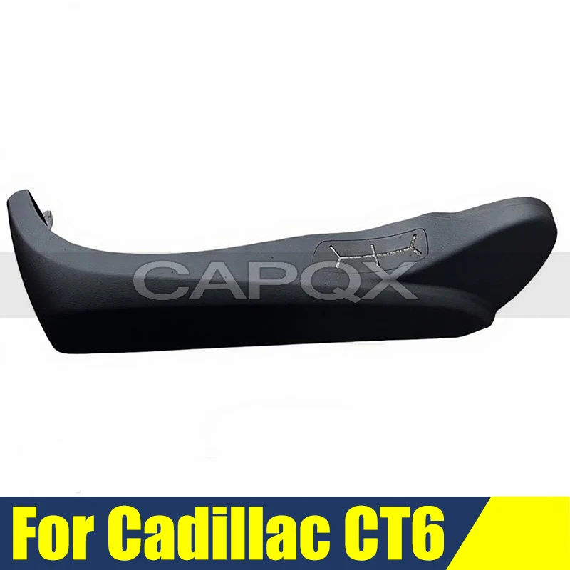 

Накладка на внешнюю раму переднего левого сиденья для Cadillac CT6, защитные пластины для сидений, ручная декоративная панель, боковая накладка сидений