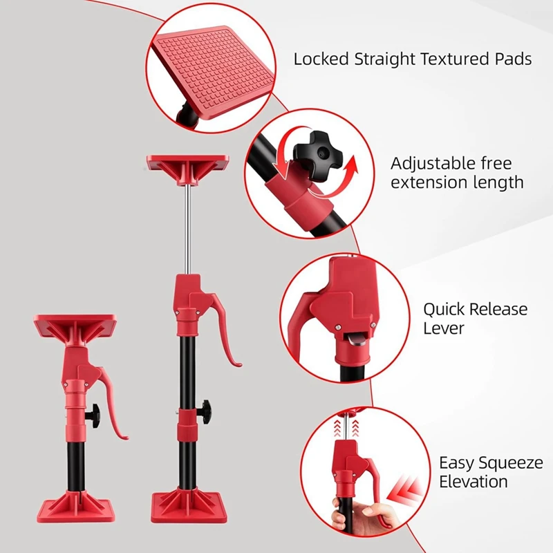 Опорная планка LICE-Cabinet Jack, регулируемая система быстрой поддержки из 2 комплектов, телескопический третий ручной инструмент