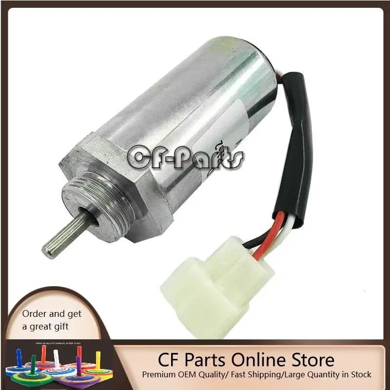 

24V Shut Off Fuel Stop Solenoid 897209-1152 for Hitachi MV2-40 EX4U Excavator 8972091152