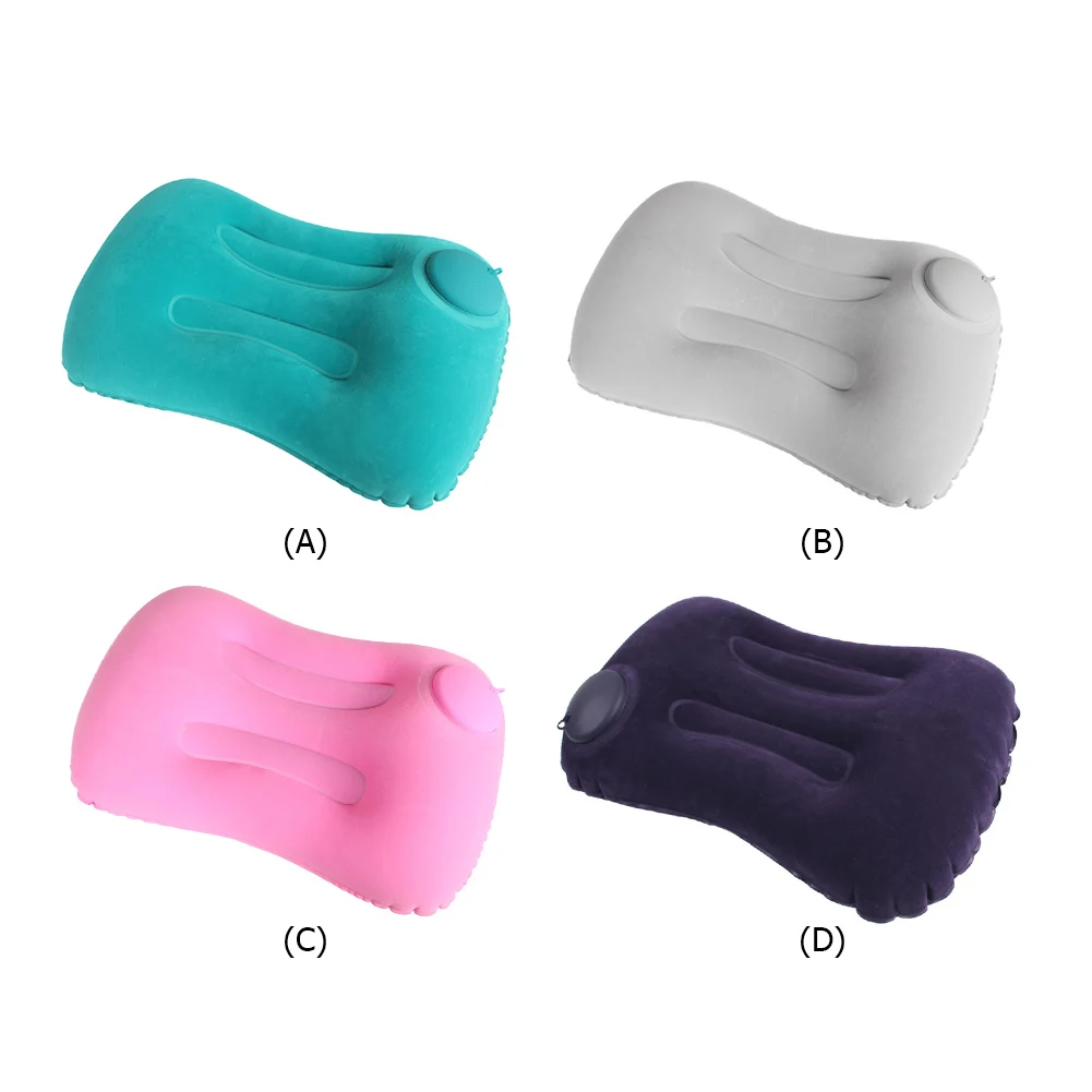 Inflatable Camping Pillow Airplane Neck Cushion Portable Nap Cervical Pillows Ultralight Lumbar Support Pillow Ergonomic Pillows