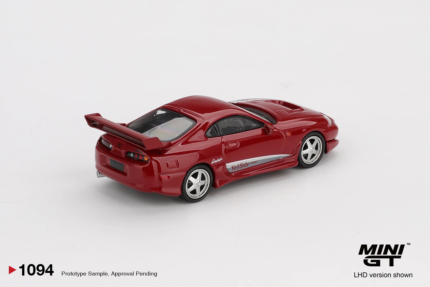 MINIGT 1:64 Toyota Supra VeilSide Combat V-II Black MGT01107-CH Car Alloy Diecast Model Kids Toys Boys view 5