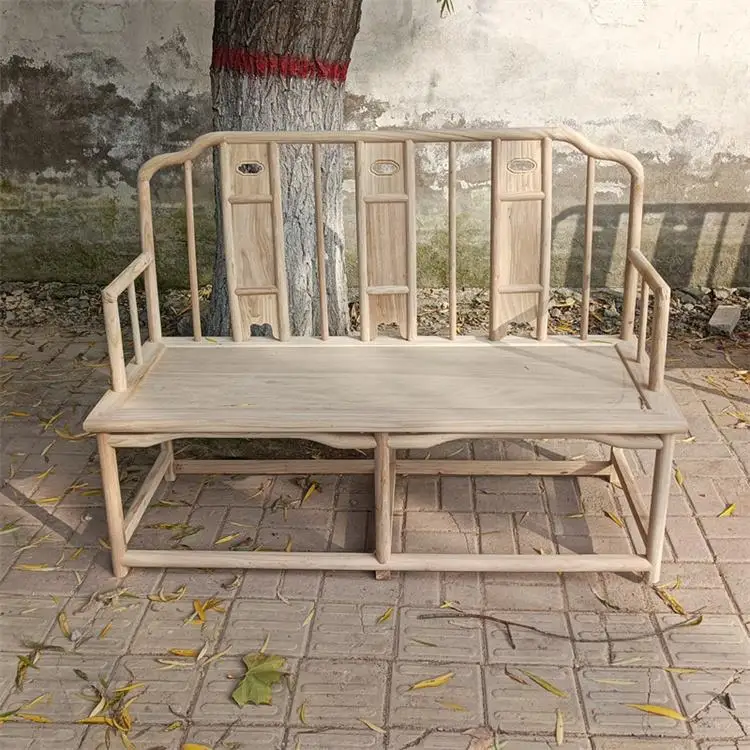 

Настраиваемый диван из цельного дерева, новое китайское сиденье для карточек, комбинация чайного столика и стула из старого вяза