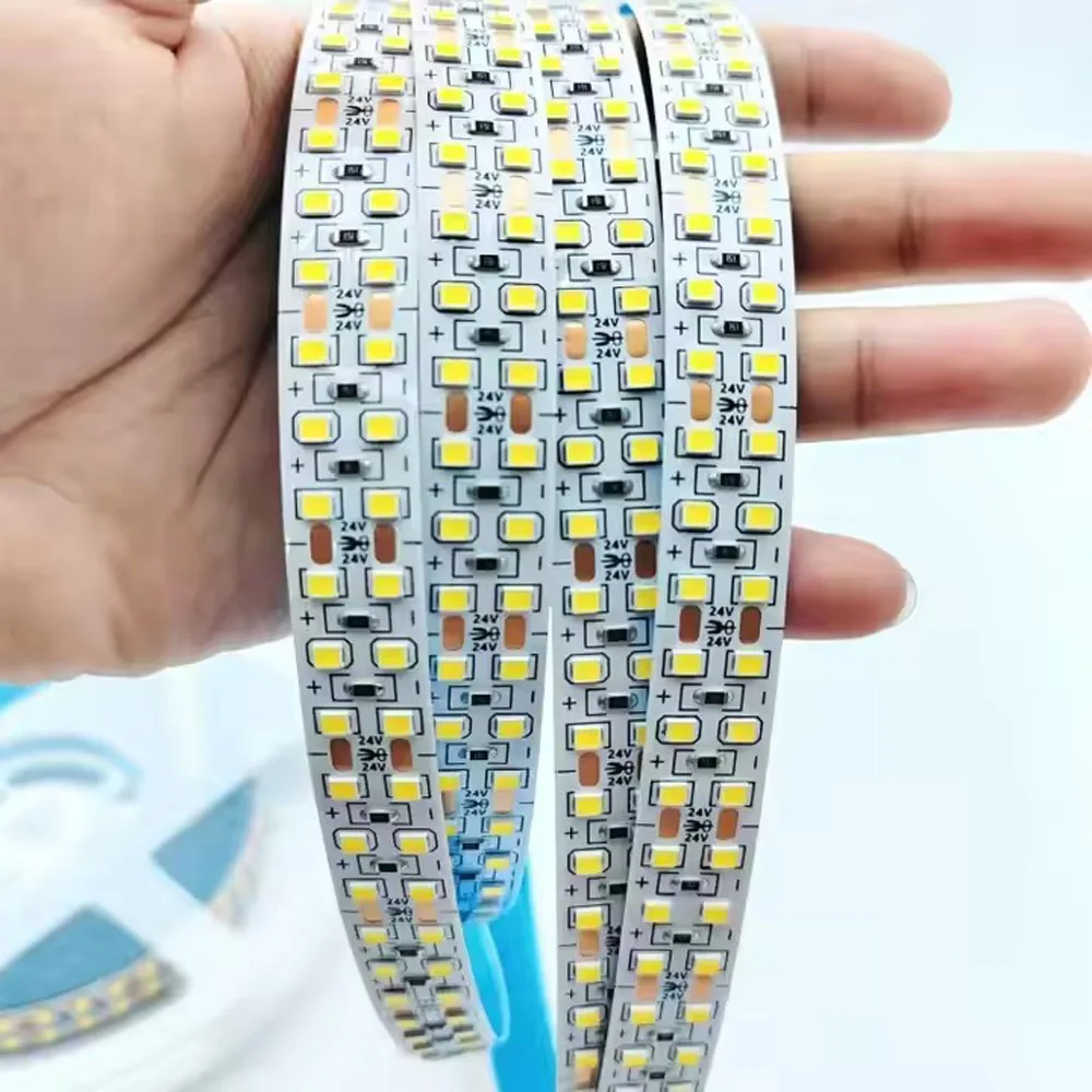 

10m High Bright Double Two Row LED Flexible Strip DC24V 20w/m SMD2835 240leds/m 15mm 3000k Natural White 4000k 4500k 6000k 6500k