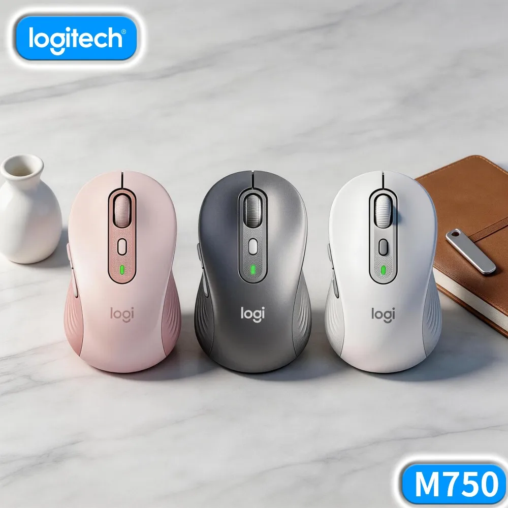 Logitech M750 Home Trip Mouse Stable 10 Meter Signal Bluetooth Pairing Smooth Scroll Wheel For Business Outdoor Office Work