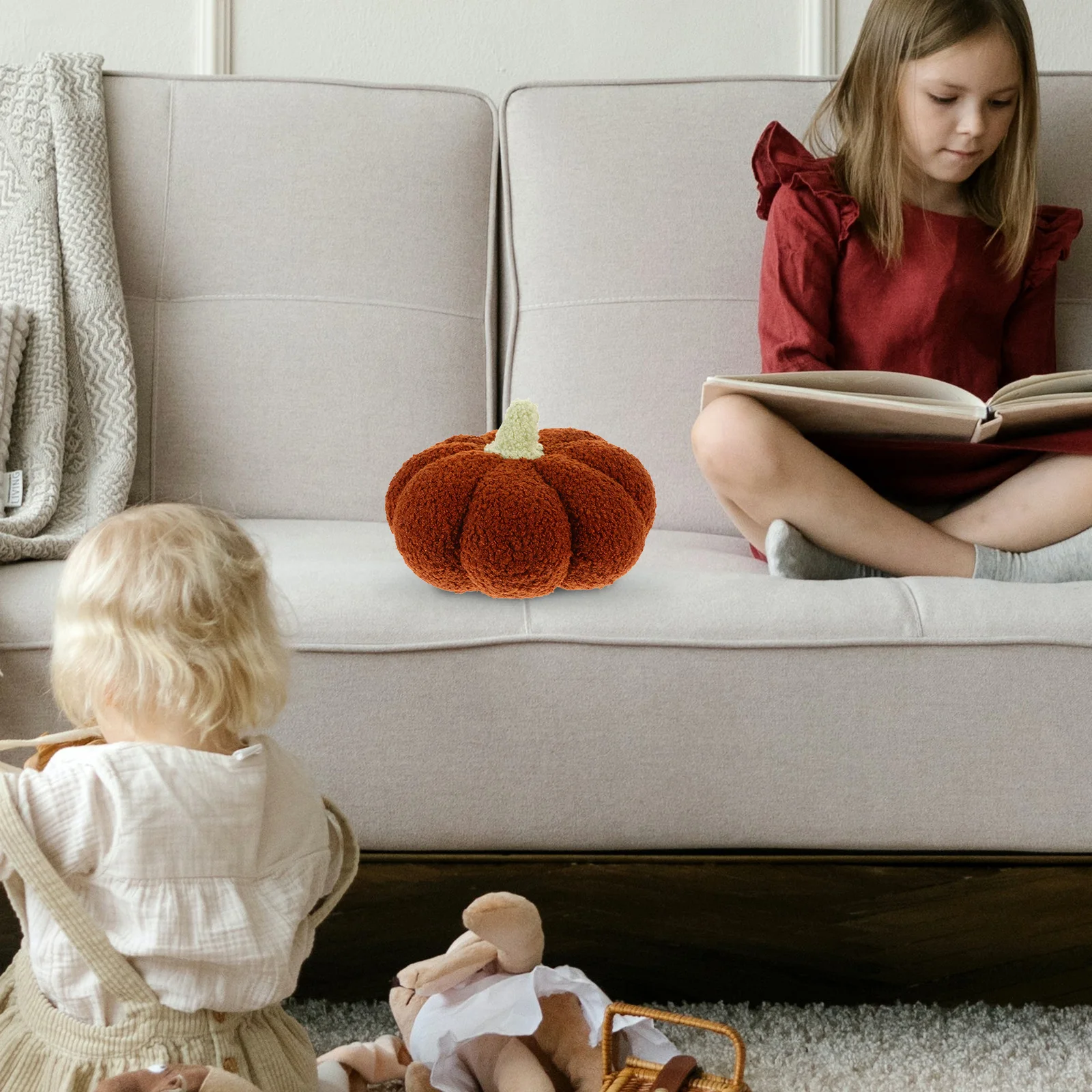 

Pumpkin Pillow Stuffed Throw Decorations Cushion Cushions Sofa Pillows Decorative for Lovely Fall
