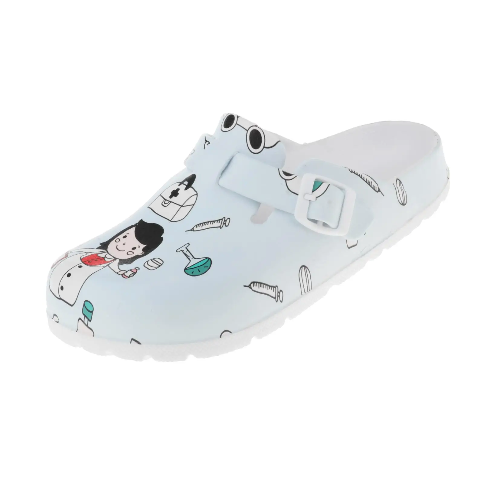 Nursing Waterproof Work Slippers Chef Shoes, Womens Lightweight Garden Clogs Quick-Drying Non-Slip Beach Sandal for Women