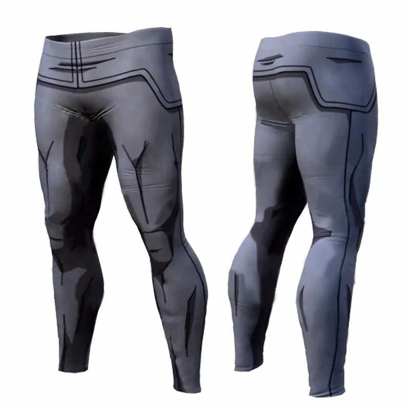 Men Compression Tight Leggings Running Sports Male Gym Fitness Jogging Pants Quick Dry Trousers Workout Training Yoga Bottoms