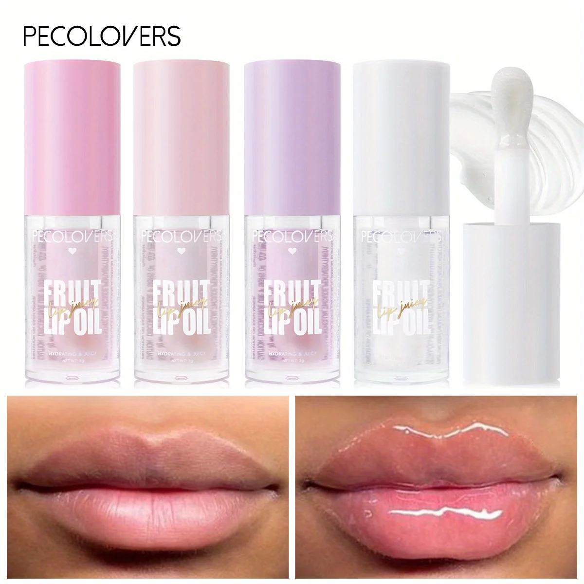 Moisturizing Lip Gloss Transparent Glow Oil Hydrating LipGlazeEnhancer Makeup Liquid Lipstick Cosmetic