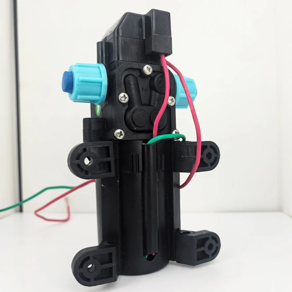 DC12V 60W 120PSI 5L/MIN Agricultural Electric Water Pump Black Micro High Pressure Diaphragm Water Sprayer Car Wash