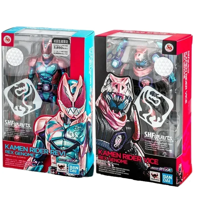 

In Stock Original Bandai S.H.Figuarts SHF Kamen Rider REVI VICE REX GENOME Anime Action Figure Model Collection Kids Toys Gifts