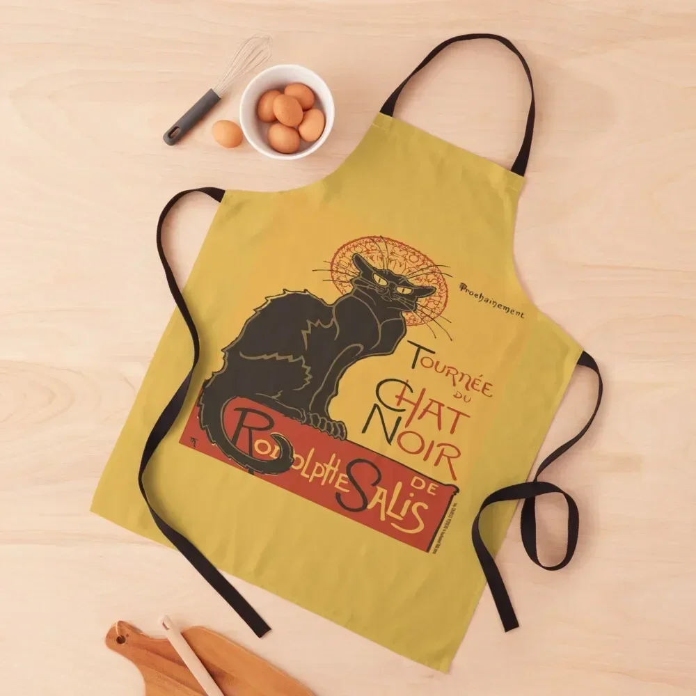 Tournee du Chat Noir De Rodolphe Salis Vector Apron Kitchens Woman Home and kitchen products Apron