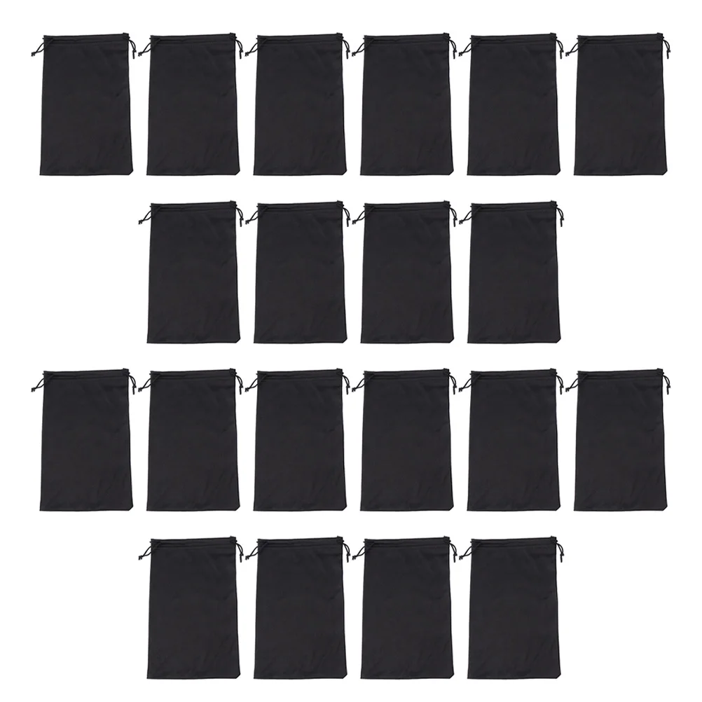 

30pcs Glasses Storage Lightweight Portable Sunglass Case Flannel Lint Pouch Outdoor Goggles Bag Small Size Sport Bag