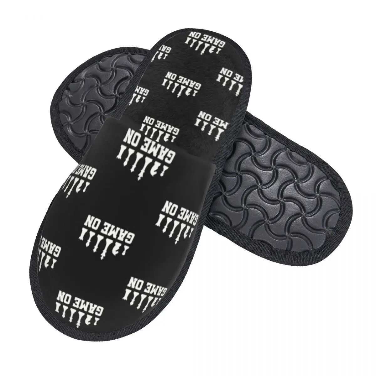 Custom Chess Players House Slippers Women Comfy Memory Foam Board Game Slip On Bedroom Slipper Shoes