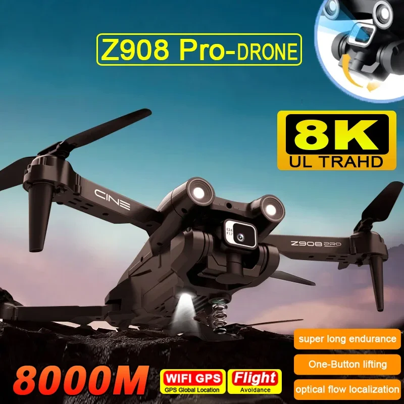 Z908 Max Drone 8K 5G GPS Professional HD Aerial Photography Dual-Camera Omnidirectional Obstacle Avoidance Quadrotor