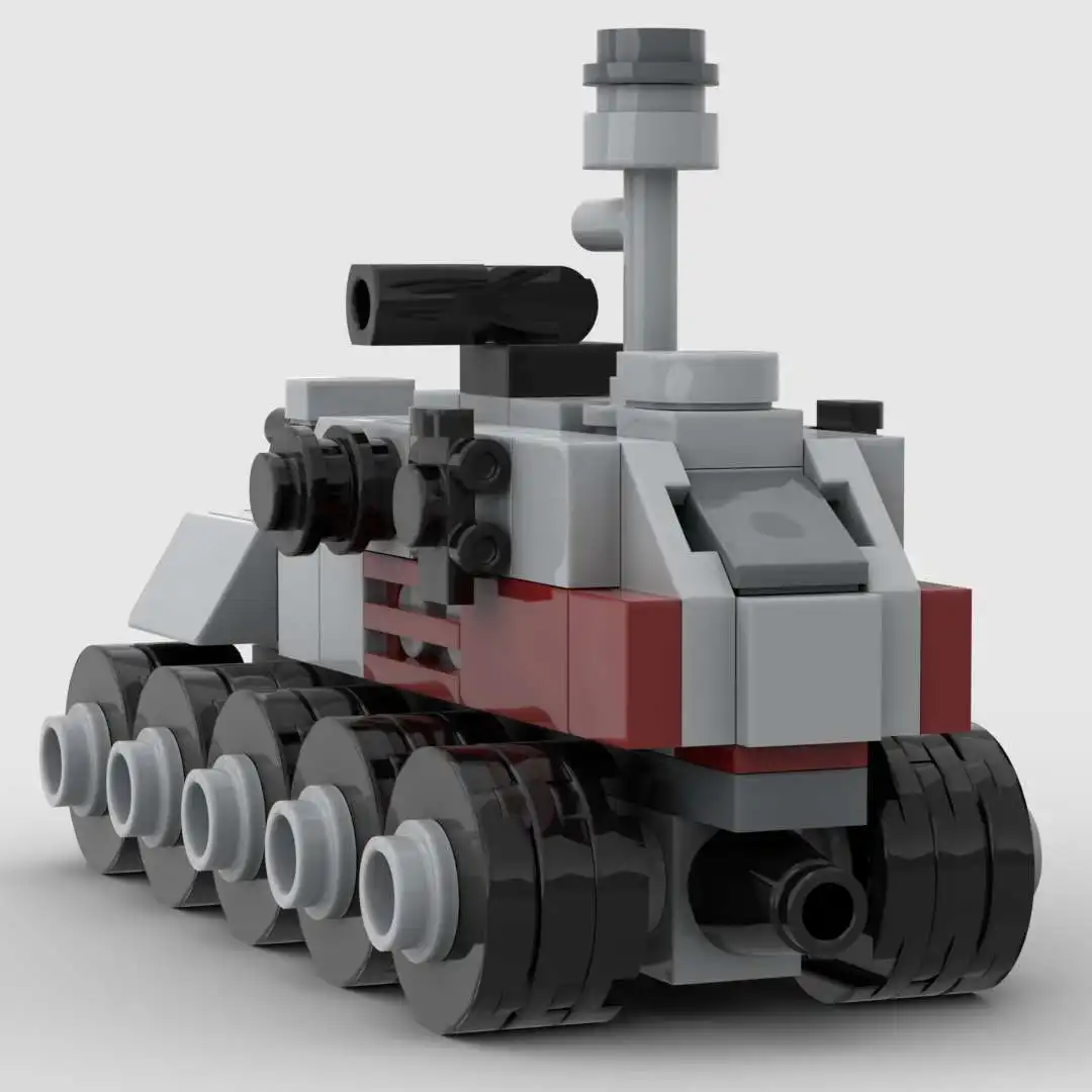 120 small particles MOC building blocks assembly HAV wA6 Dominator Turbine Tank Planet Battle Clone Wars Model Children's Toy