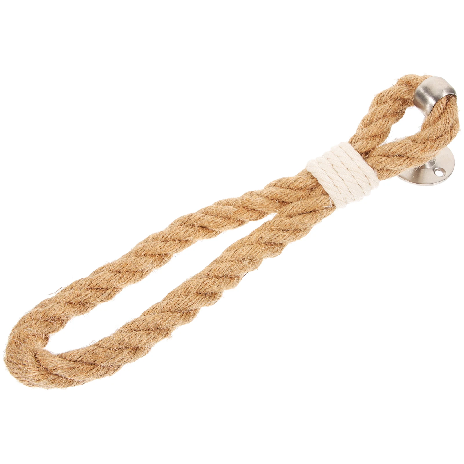 

Towel Rack Rope Hanging Paper Towel Holder Holder Vintage Style Bathroom Decor Hanging Paper Over Door Boho Design Space Saving