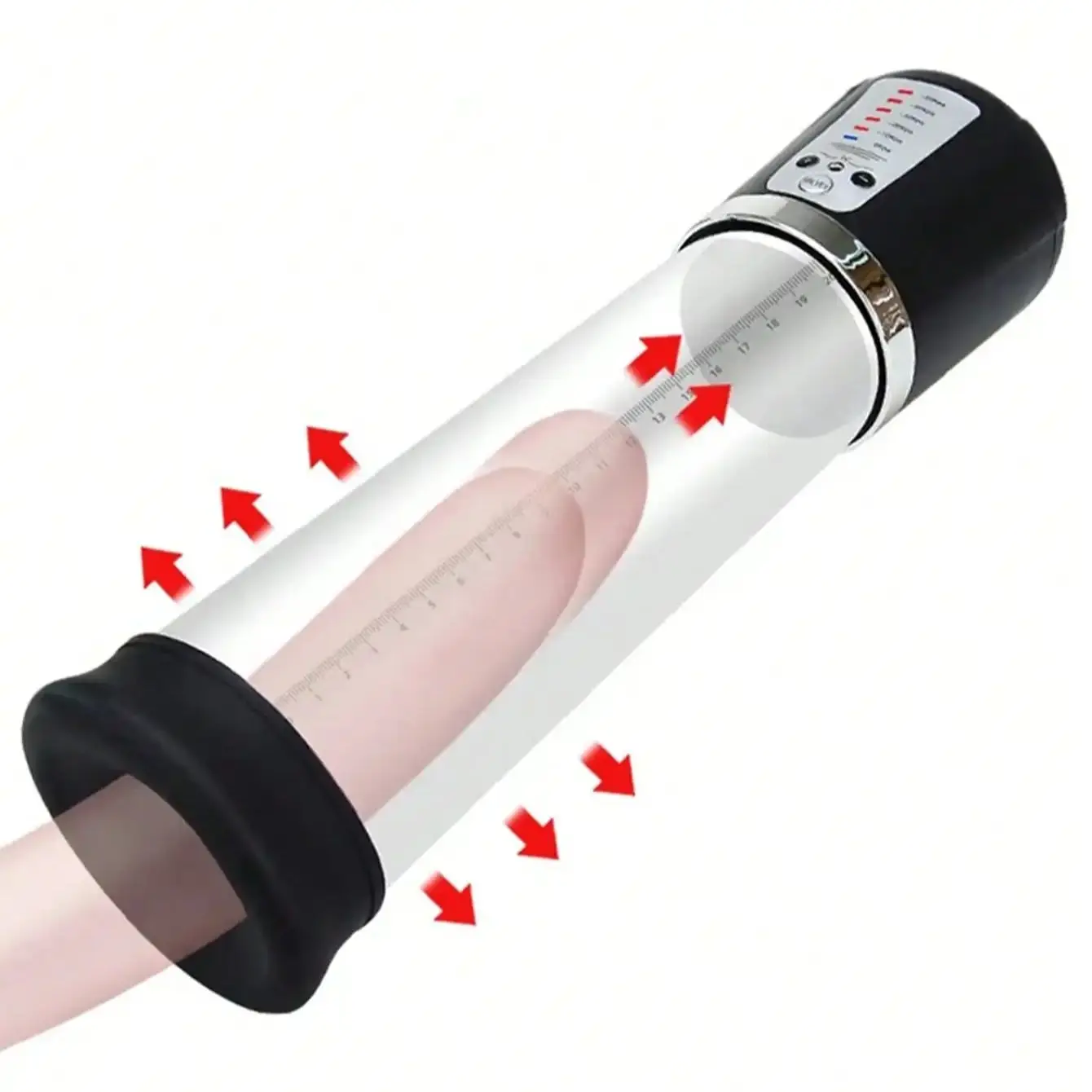 USB Rechargeable Automated Vacuum Penis Pump Male Masturbaton Powerful Suction Cock Erection Training Enlargement Pump Sex Toys