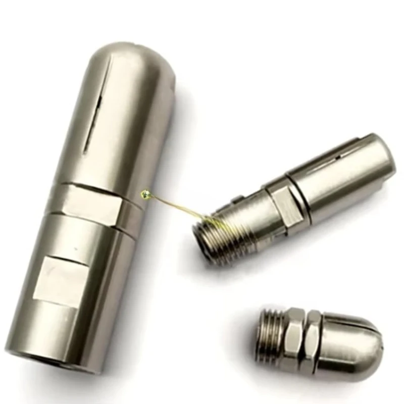 

1/4 "male SS304 CIP small rotating tank cleaning nozzle, 1/2" female 360 degree rotating container cleaning nozzle