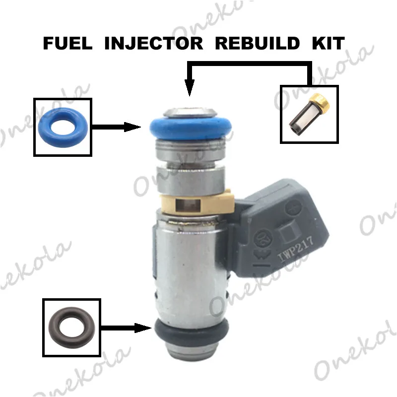 Fuel Injector repair kit Orings Filters for RENAULT KANGOO/Express/Rapid DACIA DUSTER IWP-217 75112217