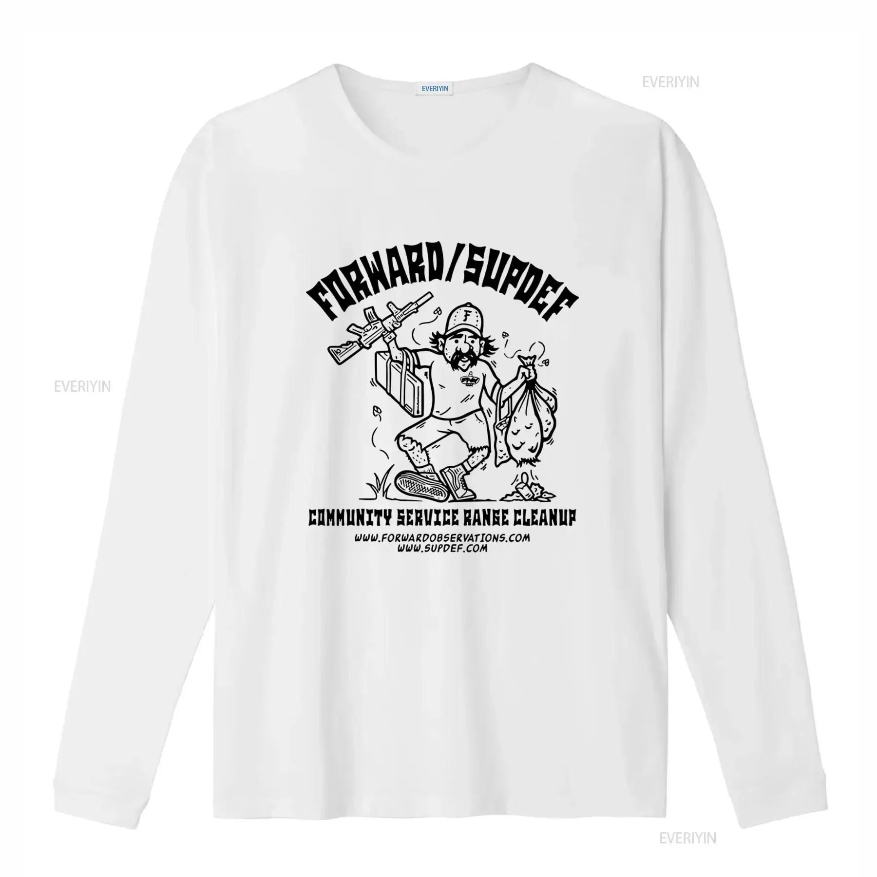 Forward Observation Group Superior Defense Community Service Range Cleanup T Shirt vintage Washed Top For Everyday Wear Soft