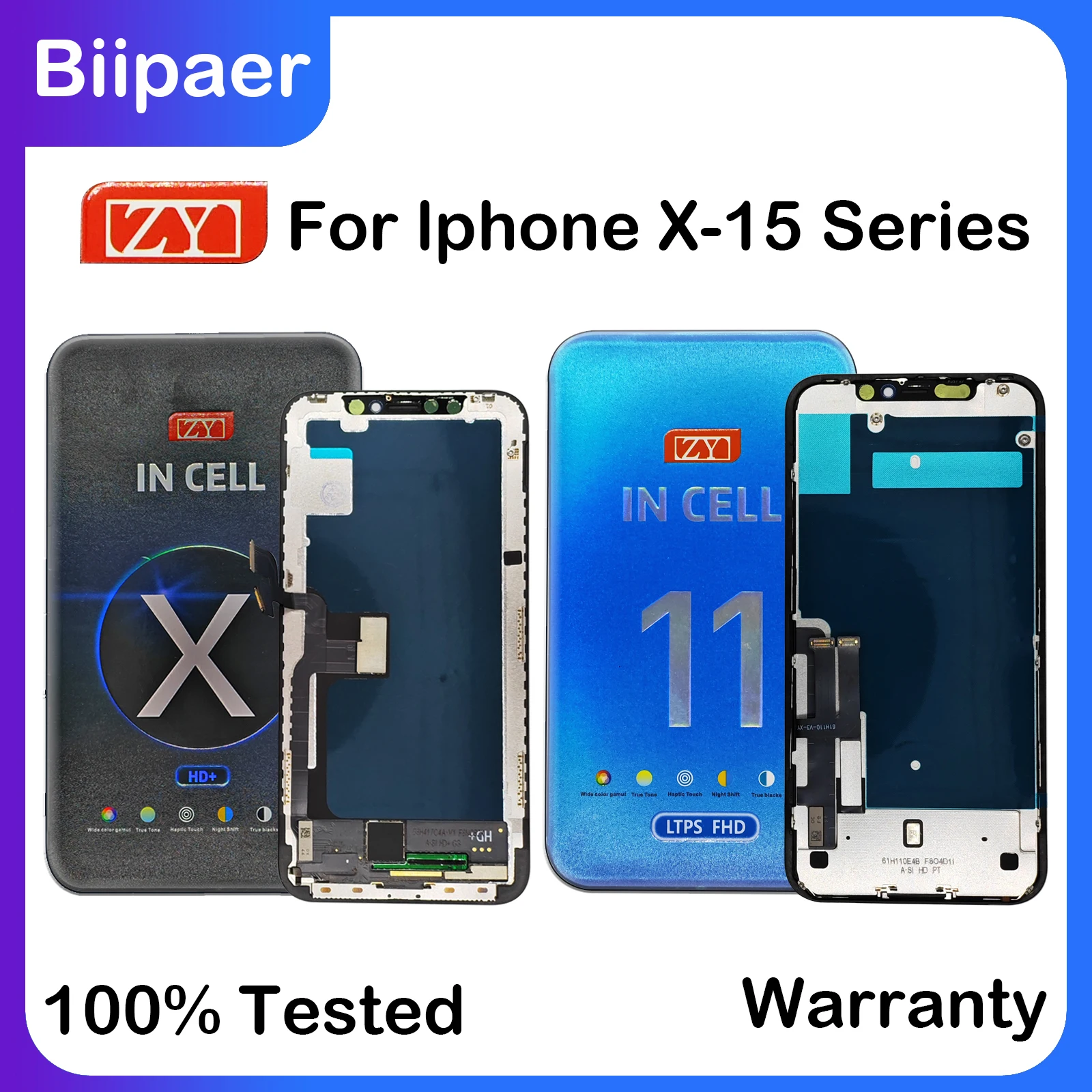 アイページ Digitalizador De Pantalla Táctil Jk Incell Para iPhone 15 Co