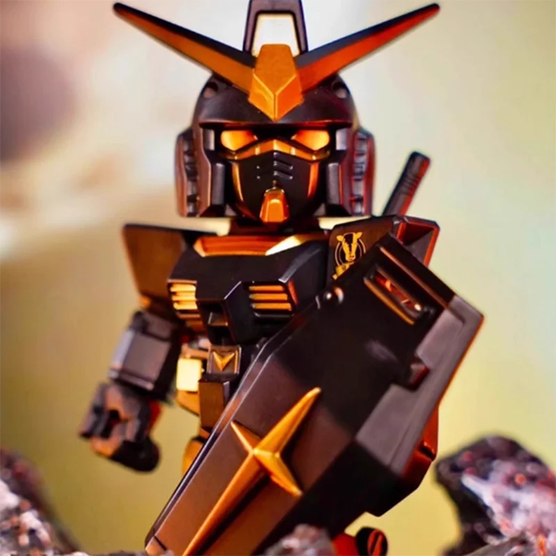 متوفر في المخزون Qmsv Mini Kawaii Rx-78-2 Ver. شخصيات لعبة أنجوس أكشن، نموذج تجميع، هدية أنمي أصلية