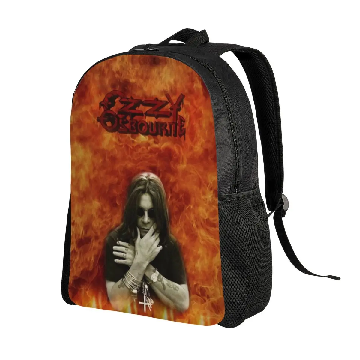 Mochila de Rock Heavy Metal personalizada para homens e mulheres, Moda Bookbag, Escola e faculdade sacos