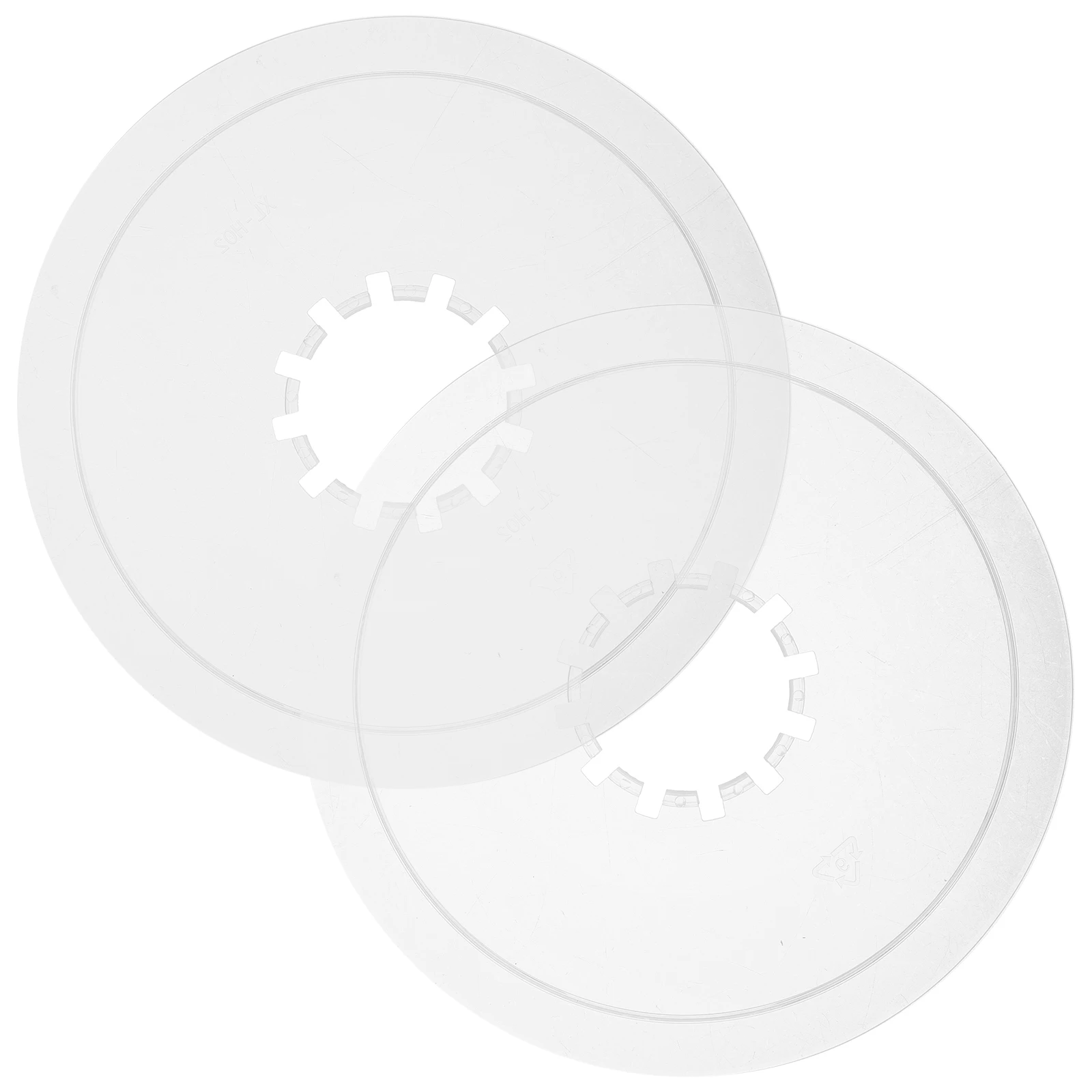 

2 pcs Bicycle Flywheel Guard Durable Abs Rear Chain Guard Protector For Mountain Spoke Cover Reusable Transparent Bike Sprocket