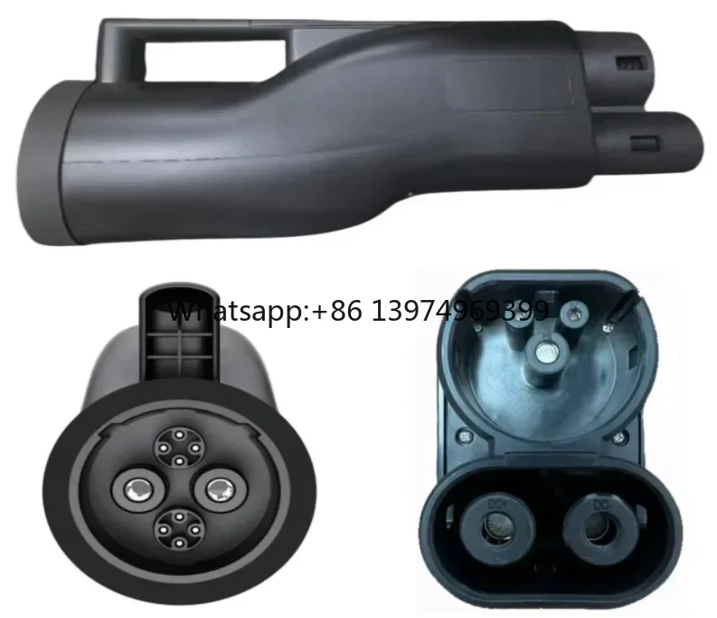 JET New Arrival 150KW Chademo to CCS2 Adapter European EV Connectors with Combo2 Inlet Socket 150A 1000V DC Retrofit/Upgrade