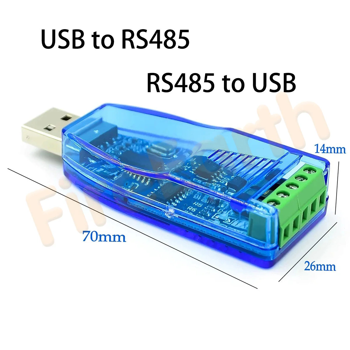 USB to RS485/RS232 Converter - Supports USB to RS232 and RS485 Adapter CH340 Chip, Single Function Use for with Windows Mac OS