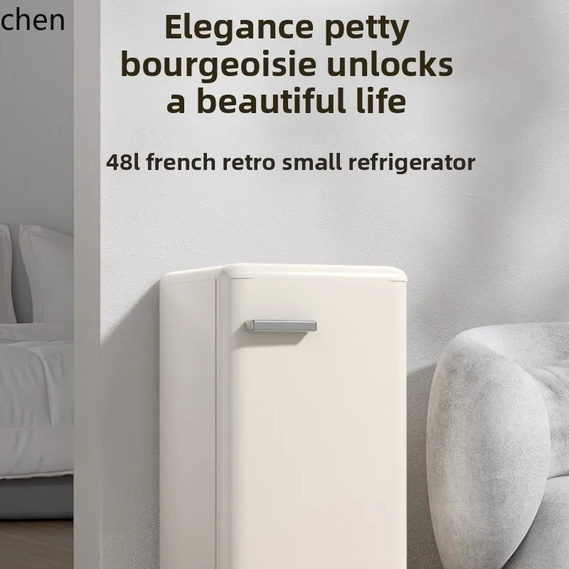 LXC ตู้เย็นวินเทจประตูเดียวคู่ครัวบ้านขนาดเล็กตู้แช่แข็งแช่เย็นให้เช่าขนาดเล็ก