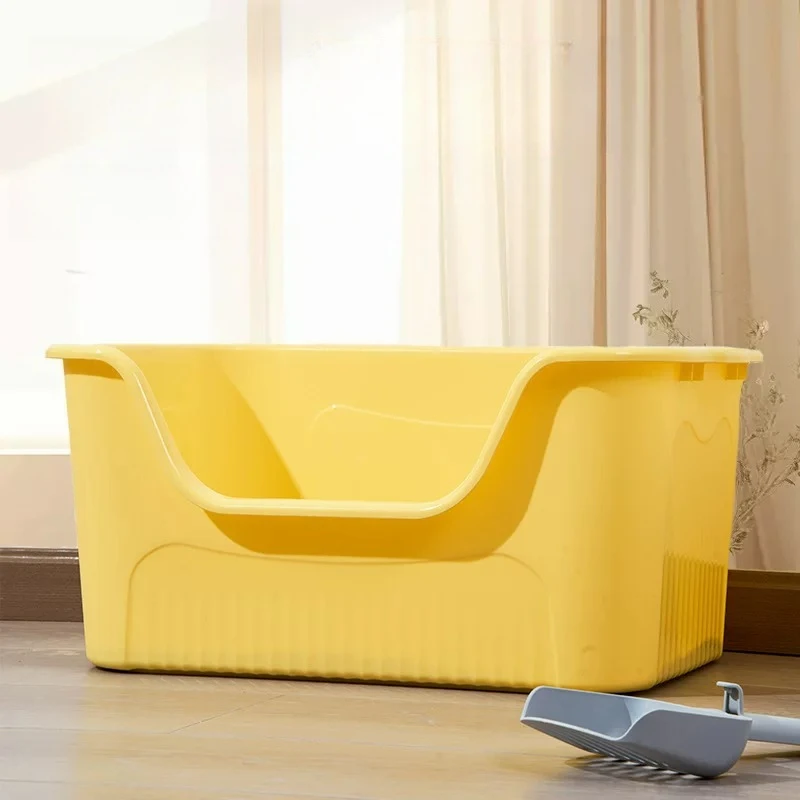 Large Training Hiding With Hole Litter Box Closed Castle For Cats Toilet Litter Box Defecation Lettiera Gatto Household Products