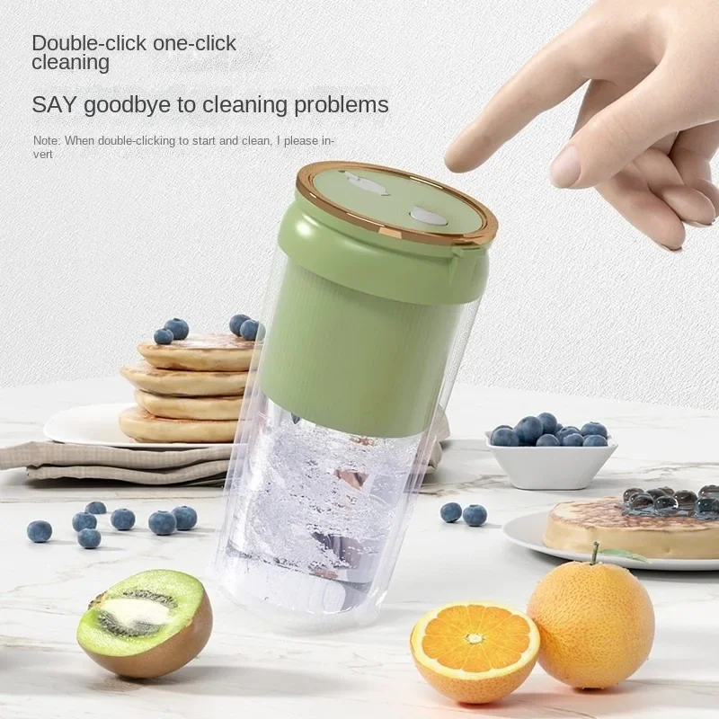 Mini licuadora portátil para el hogar, Extractor de jugo eléctrico, máquina exprimidora de frutas, procesador de alimentos, mezclador de batidos, batidoras de cocina